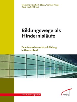 cover image of Bildungswege als Hindernisläufe